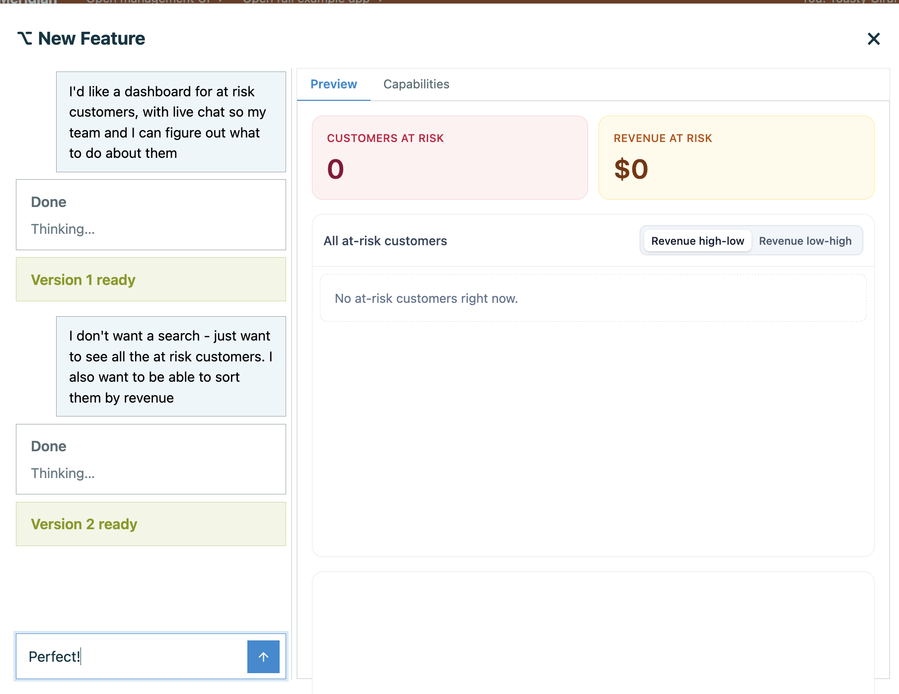 Build features
